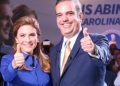 Carolina Mejia y Luis Abinader