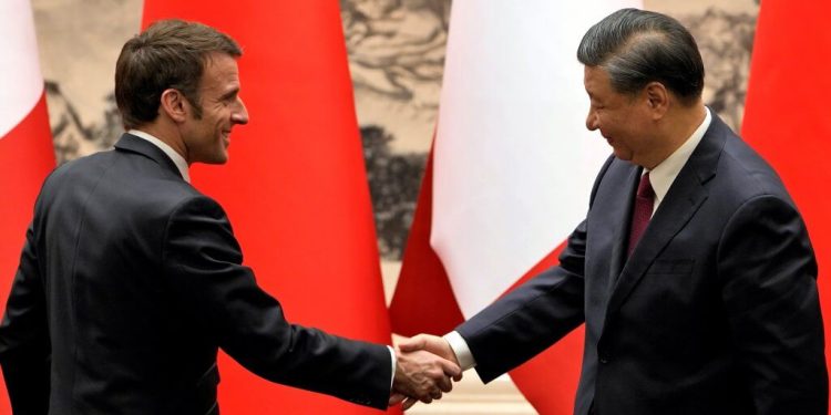 Macron y Xi