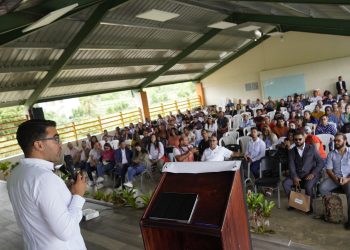 Fulvito medio de espalda