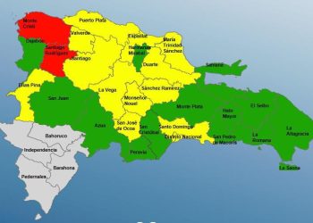 Mapa de alerta lluvia