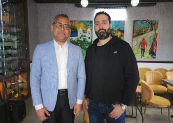 Carlos Pena junto a Carlos Rubio