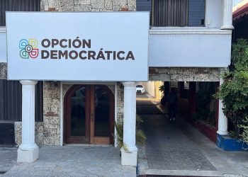 Fachada del partido Opcion Democratica.