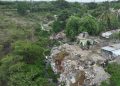 Toma aérea del río San Marcos a su paso por Los Rieles JPG