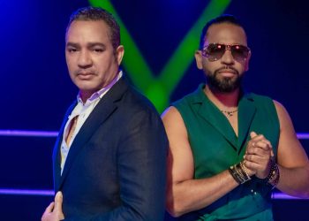 Frank Reyes y Henry Santos