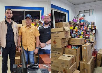 interior y policia fuezos artificiales