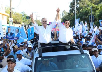 Luis Abinader y Dio Astacio