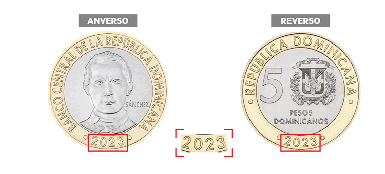 moneda de cinco