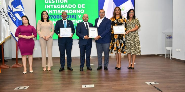 DGII recibe certificado antisobornos