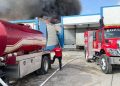 fuego en nave