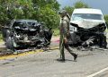 Accidente en Autovia Santo Domingo Monte Plata Samaná