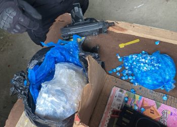 Droga y arma de fuego