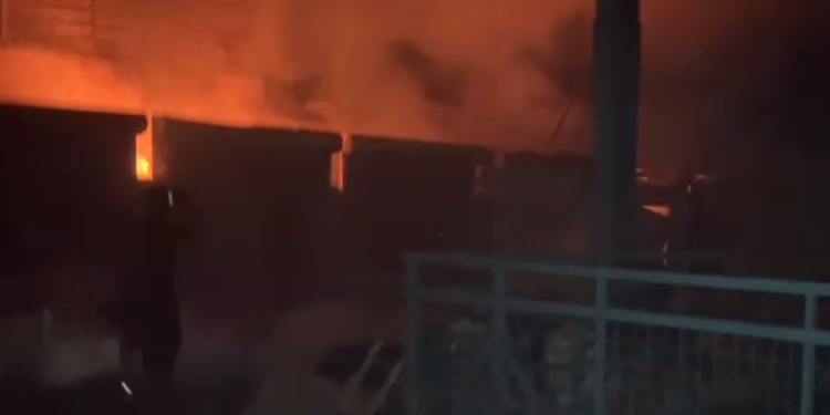 Incendio en mercado de Dajabón