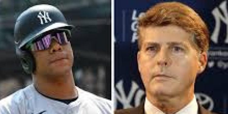 Hal Steinbrenner y juan Soto