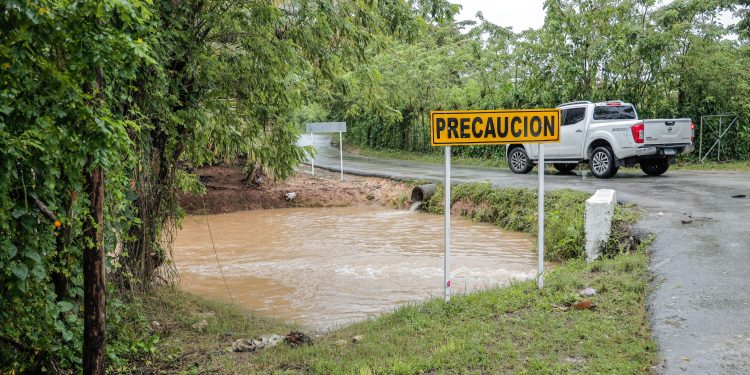 Precaución arroyo