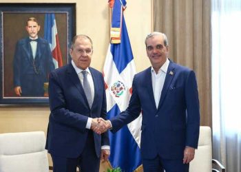abinader y canciller ruso