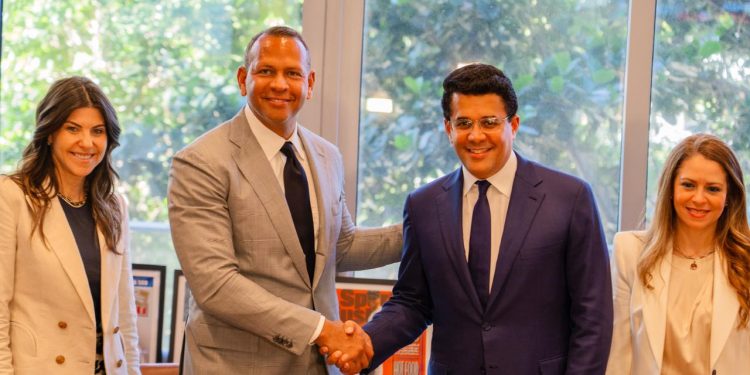 Alex Rodriguez y David Collado