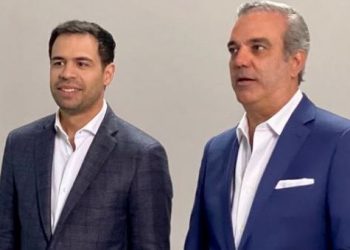 Roberto Angel Salcedo y Luis Abinader