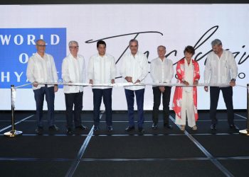 Abinader y David Collado en miche