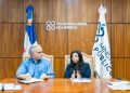 El ministro de Educacion Luis Miguel De Camps y la procuradora Yeni Berenice 900x600