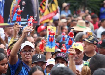 Venezolanos en las calles