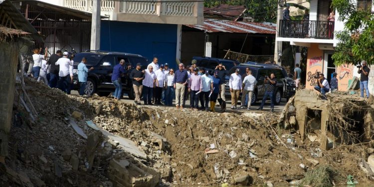 presidente Luis Abinader en Gaspar Hernadez
