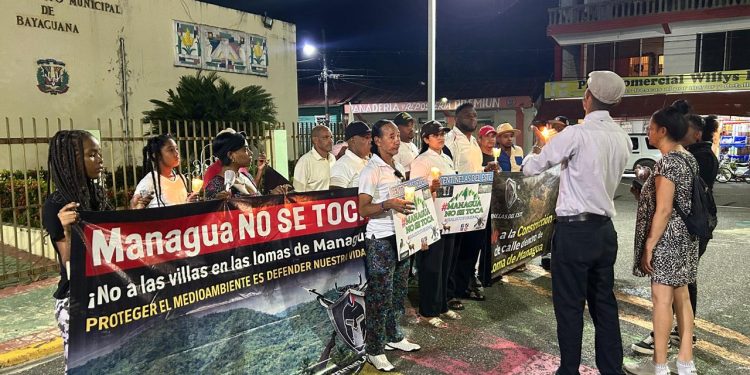 protesta pacífica en Bayaguabna