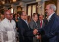 Abinader y sindicalistas