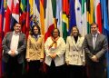 Durante su agenda en la CEPAL, la ministra Gloria Reyes sostuvo reuniones de trabajo con autoridades del organismo para abordar los sistemas de cuidado