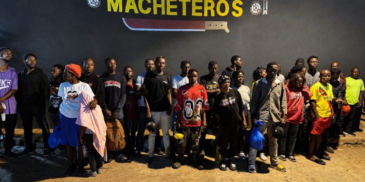 Haitianos detenidos