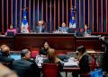 Senadores de la República en sesiónn