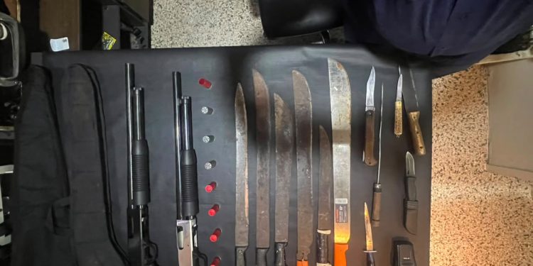 Armas de fuegos y blanca