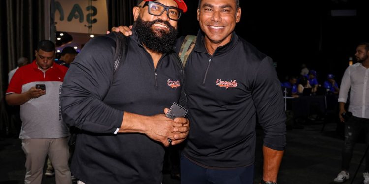 Carlos Pena y Aangel Santana