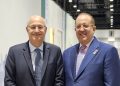 Presidente del BID, Ilan Goldfajn, y el ministro de Hacienda y Economía, Magín Díaz.